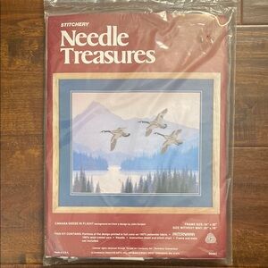 New Stitchery Needle Treasures  Canada Geese in Flight Cross Stitch
